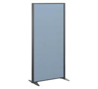 Générique Cloison B-Zen Tissu Cadre Anthracite L 81 x H 160 cm (Gris Bleu)