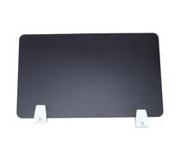 Générique Cloison de Bureau en Acrylique Noir 50x30 Cm Séparateur de Bureau Pratique pour Espace de Travail Déflecteur de Test Panneau de Séparation Robuste et Fonctionnel