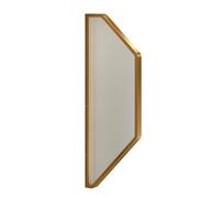 Générique Cloison Murale pour urinoir, Lot de 4 Panneaux dorés pour Toilettes Hommes, cloison de Toilette résistante pour hôtels et sanitaires publics, Solution pour préserver l'intimité des urinoirs