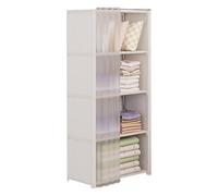 Générique Closet Wardrobe, Heavy Duty Garment Rack, Small Room Storage Organizer, Multi Tier Clothes Shelf System, for Folded Clothes Dresses Coats Bedroom Organization Space Saving Home Use