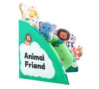 Générique Cloth Book - Machine Washable Quiet Sensory Learning Toy | Portable Fine Motor Skills Fabric Book for Kids | Educational Activity Books for Car Airplane Classroom Travel Birthday Gift