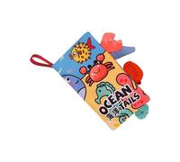 Générique Cloth Books - 5.31x8.27 inches High Contrast Soft Books, Hangable Sensory Toys | Crinkle Paper Essentials | Infant Toy Babyy Shower for Boys Girls Stocking Stuffers