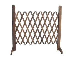 Générique Clôture de cour rétractable - Treillis d'intimité marron, protection pliable pour, écran extérieur réglable, panneau de délimitation extensible | Clôture de cour rétractable pour Support de