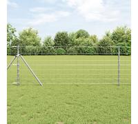Générique Clôture de Terrain 0.8x25 m Acier Galvanisé,Panneaux de clôture,21.8KG-3351336