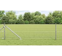 Générique Clôture Euro avec 13 Piquets à Pointes 0.4x25 m Acier Galvanisé,Panneaux de clôture,29.7KG-3350759