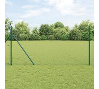 Générique Clôture Hexagonale Verte 1.2x50 m Acier,Poteaux & traverses de clôture,46.8KG-3352713