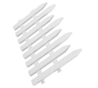 Générique Clôture Portable en PVC Blanche pour Bordure de Jardin, Protection des Plantes Massifs, Décoration Naturelle et Élégante pour Maison et Jardin