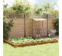 Générique Clôtures Anti-limaces 16 pcs Rouillé,Quincaillerie,Clôtures & barrières,Murets & Bordures de Jardin,Marron,22.81 KG,874890