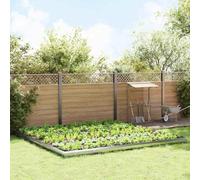 Générique Clôtures Anti-limaces 20 pcs Argent Acier galvanisé,Quincaillerie,Clôtures & barrières,Murets & Bordures de Jardin,Argent,22.5 KG,874886