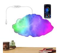 Générique Cloud Ambient Lights - Usb Multicolor Decor for Home | Cotton Material with Dynamic Night Effect, Diy Assembly for Living Room, Bedroom, Game Room, Basement, Garage, Apartment, Dormitory