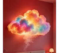 Générique Cloud Led Lights For Bedroom & Gaming Room, DIY USB-Powered Thundercloud LED Light Decor With Music Rhythm, For Ceiling Bedroom Ambiance Office Party