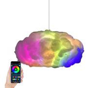 Générique Cloud Pendant Light, Cartoon Floating Ceiling Lamp, Adjustable Hanging Fixture, Multi-Functional Baby Room Decor, Ideal for Bedroom, Living Room, Nursery, Play Area Lighting