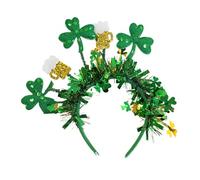 Générique Cloverleaf Hairband Green - Irish Headband | Irish Carnival Costume Accessories With Bowler Hat For Women Girls