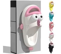 Générique Clown Fish Slides Tongue Kiss Slippers, Clownfish Slipper, Cute Cartoon Animal Shape Slippers, Non-Slip Open Toe Beach Pool Shower Shoes Bathroom Sandals for Adults kids. (WHITE,26)