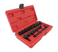 Générique Clutch Alignment Tool, 17-Piece Heavy-Duty Automotive Kit, Precision Installation and Maintenance Accessory for Vehicle Repairs, Roadside Service, Or Highway Use, 8.66x4.72x1.97 inches