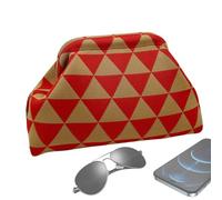 Générique Clutch Purse,Woven Easy Access Lock Closure 11.81x3.54x7.87 Inches | Crochet Clutch Purse Dumpling Bag | For Commuting Music Festival College Christmas Birthday Holds Lipsticks Wallet