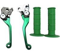 Générique CNC Dirt Bike Leviers de frein Pour 1987 Pour Cobra Trike Pour Cobra Hardtop avec poignées en caoutchouc 7/8" 22 mm Or CNC Motocross Pivot et d'embrayage Ensemble