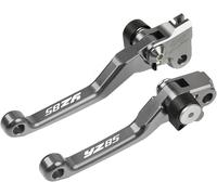 Générique CNC Dirt Bike Leviers de frein Pour Yamaha Yz85 Yz 85 2001-2012 2013 2014 Moto et d'embrayage Motocross Pivot Levier CNC Aluminium Pliable Levier avec Logo Frein Embrayage