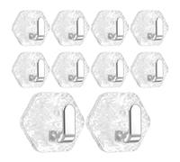 Générique Coat Hooks Adhesive Acrylic Damage-Free Organizer Hanger