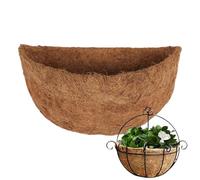 Générique Coco Liners for Planters Hanging Basket Coir Liners for Flowers Vegetables Indoor Outdoor Decor