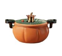 Générique Cocotte en Forme de Citrouille 8 L Orange Cas T IR on Micro Autocuiseur pour cuisinière Revêtement céramique antiadhésif H Ealthy Ragoût/Friture