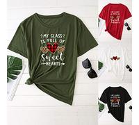 Générique Coeur Léopard Carreau Rouge Plaid Mignon St Valentin Cadeau T-Shirt Connasse mais avec Classe DrôLle Idée Amie Copine T-Shirt pour Femmes