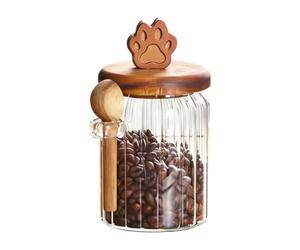 Générique Coffee Bean Jar Candy Sugar Storage Kitchen Canister