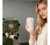 Générique Coffee Canister - Airtight Vacuum Food Jar, Moisture Proof Kitchen Container with Built-in Date Tracker, way Release Valve System, Ideal for Fresh Roasted Espresso Beans Oats and Nut