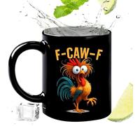 Générique Coffee Cup - Ceramic, 3.74x3.15in Rooster Drinking Container Heat-Resistant | Dishwasher-Safe Funny Chicken Mug, Novelty Tea Cup For Home, Office, Studio, Coffee Lovers, And Gift Occasions