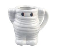 Générique Coffee Mug - 3.15 in Ceramic Mug for Halloween, Tea Cup with Ghost Design, Seasonal Kitchen Drinkware for Hot and Cold Drinks, Cocoa, Latte, Decorative Home Style, Festive Gift, White Color