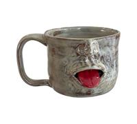 Générique Coffee Mug - 325ml Face Shaped Beverage Cup | Cold Drink Mug for Coffee, Tea, Milk, Home, Office, Living Room, Cafe, Dining Room, Bedroom, Creative Gift, Novelty Drinkware