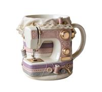 Générique Coffee Mug - 330ml Ceramic Cute Sewing Machine Theme Dinnerware