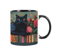Générique Coffee Mug - Ceramic Drink Cup, Tea Beverage Tumbler, Hot Cold Container, Porcelain Kitchen Drinkware Collection | Milk Cocoa Serving Holder, Office Desktop Refreshment Accessory, Reading