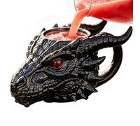 Générique Coffee Mug, Dragon Head Resin Ornament Decorative Drinking Cup Feature, Fantasy Style Coffee Tea Mug for Birthday Christmas Thanksgiving Gift for Husband Dad Home Kitchen Bar Office Use