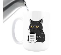 Générique Coffee Mug for Morning Use - Ceramic Cup for Hot Coffee Tea | Stoneware Body with Ergonomic Handle Design, Glossy Finish, Easy Clean Everyday Drink Mug for Kitchen