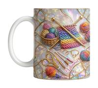 Générique Coffee Mug,Sewing Theme Design Latte Drinkware - Ceramic Tea Mug | for Drinkware Design Cappuccino Milk Cocoa Juice Kitchen Cafe Home