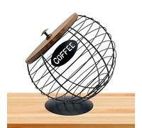 Générique Coffee Pods Holder - Iron, 6.5x6.1in Beveled Mouth Coffee Storage Station Durable Design | Desktop Organizer For , Snacks, Fruit, Banana, Pear, Home, Living Room, Kitchen, Office