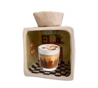 Générique Coffee Pour Over Dripper - Manual Brew Filter Cone for Rich Flavor Extraction | Ceramic Cone with Spiral Rib Design, Reusable Brewing Device for Home Kitchen Coffee Making
