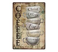 Générique Coffee Wall Art | Iron Rectangular Poster 30x20cm,Coffee Wall Sign - for Shop Home Bedroom Living Room Hotel Apartment