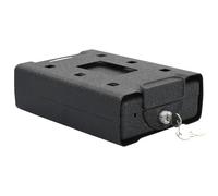 Générique Coffre de Sécurité Noir Métal Petit Verrous Coffre de Sécurité,Coffres-forts,1.71KG-42011320