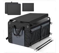 Générique Coffre de Voiture pour Fia-t Freemont,Boîte de Rangement Pliable à Plusieurs Compartiments, Résistante à l'usure, avec Poignée, Poches Latérales en Filet