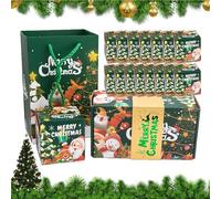 Générique Coffret À Argent De Noël,Pochette À Argent pour Noël - Boîte À Pièces Porte Cartes - pour Hommes Femmes Garçons Filles Jeunes Adolescents Maison Salons Événements Festifs Magasins Fêtes