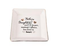 Générique Coffret à Bijoux | Carré Élégant et Design - Plateau en Céramique pour Bijoux,Pour Colliers Barrettes à Cheveux Boucles d'Oreille et Anneaux Table de Toilette et Table de