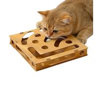 Générique Coffret à Griffoir pour Chat | Griffoir en Labyrinthe Alternative aux Coupe-Griffes,Puzzles en Bois Anti Stress,pour Chatons et Chats, Stimulation Mentale, Protection des