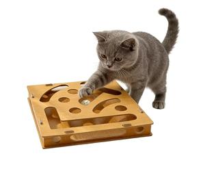 Générique Coffret à Griffoir pour Chat - Jouets Interactifs Alternative aux Coupe-Griffes - Griffoir pour Chat Taille-Ongles,pour Chatons et Chats, Stimulation Mentale, Protection des