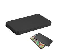 Générique Coffret Argent - Boîte de Stockage pour Argent Liquide | Coffret Organisateur Avec Couvercle Et Compartiment Pilulier Rapide Pour Fichiers, Dépôt Et Bijoux