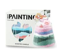 Générique Coffret Cadeau de Bougies d'aromathérapie peintes au Sable, décoration de Noël, Bougie Basse température de Noël | cèdre