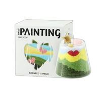 Générique Coffret Cadeau de Bougies d'aromathérapie peintes au Sable, décoration de Noël, Bougie Basse température de Noël | Poires et freesias