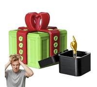 Générique Coffret Cadeau Humoristique Adulte : Boîte à Surprise Farce et Attrape 3D - Figurine Doigt d'honneur Inutile et Décalée pour Anniversaire, Noël, Fêtes