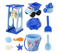 Générique Coffret De Jouets De Plage,Jouets De Plage Mer pour avec Seau | Jeu Imaginatif Cartoon pour Activités en Plein Air Jardin Camping Arrière Cour Et Parc D Attractions